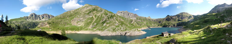 Laghi Gemelli verso il tramonto